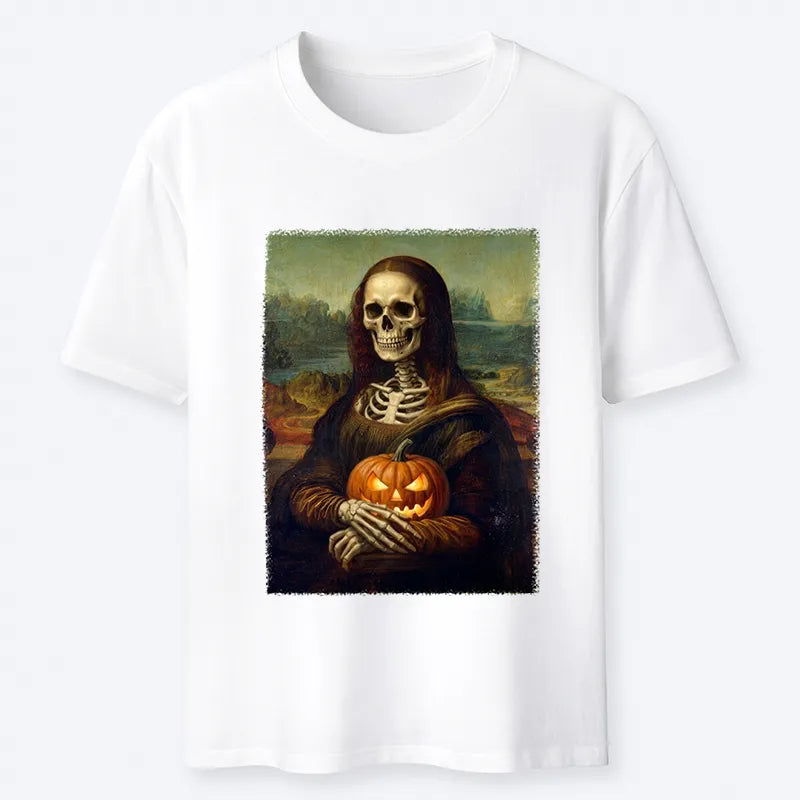 Kyoto-Lion Skeleton Mona Lisa Meme Classic T-Shirt