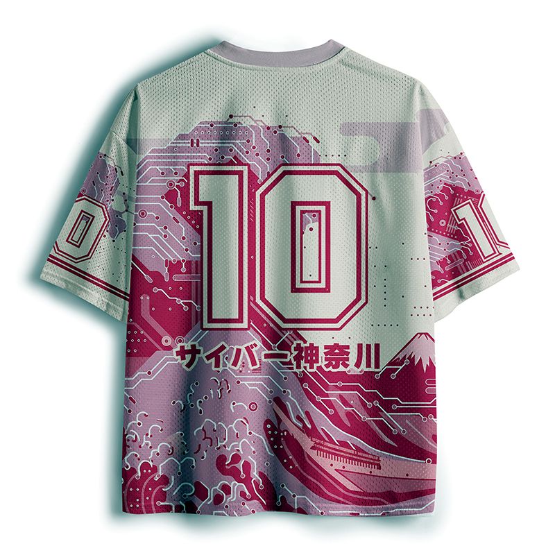 unisex cyber wave shirt for sports