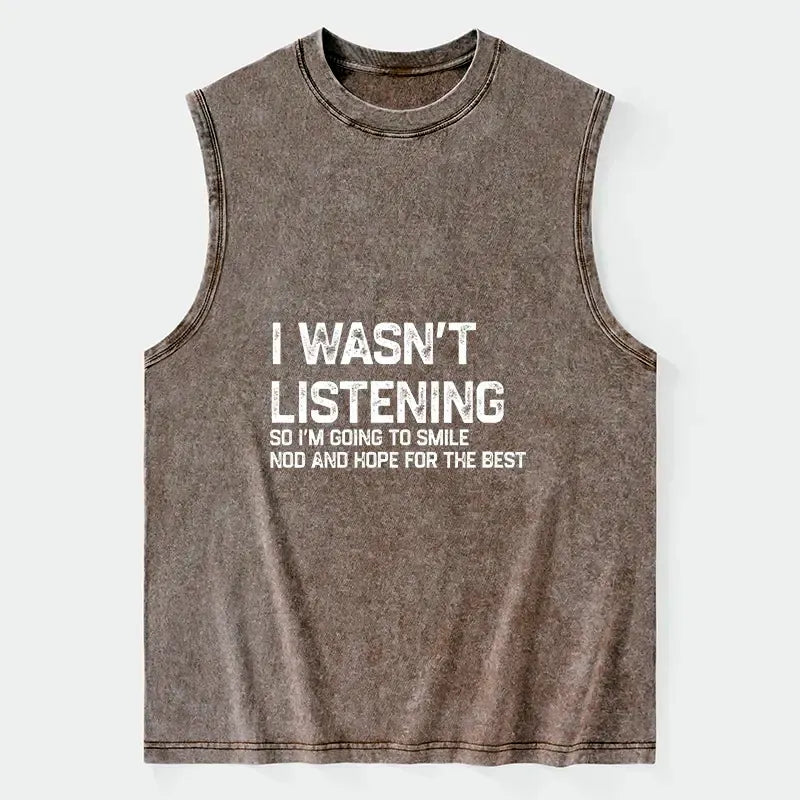 Japanese Vintage Washed Tank Top