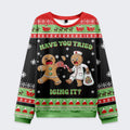 unisex gingerbread christmas sweatshirt for men
