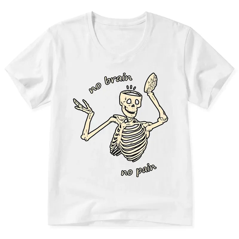 Japanese Vintage V-Neck T-Shirt for Streetwear