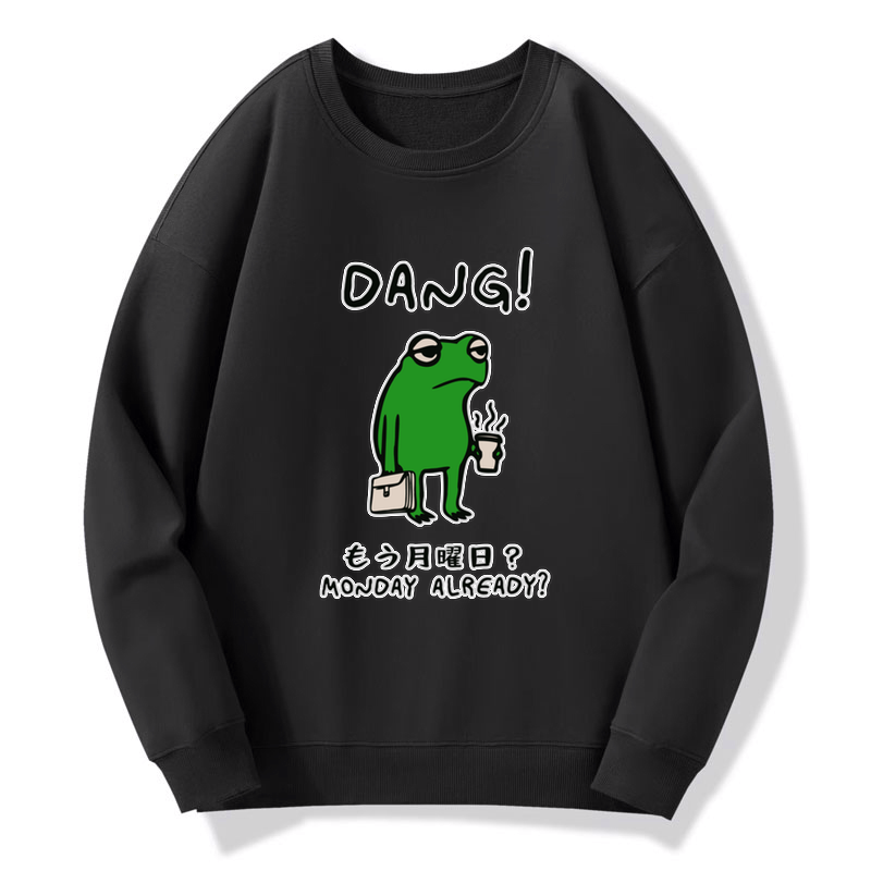 Kyoto-Lion Is It Already Monday Sweatshirt