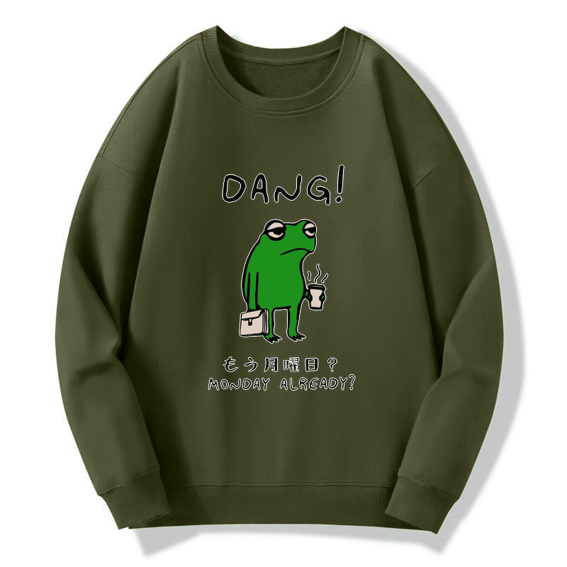 Kyoto-Lion Is It Already Monday Sweatshirt