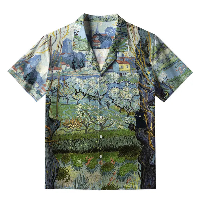 Kyoto Lion Tropical Shirt for Vacation