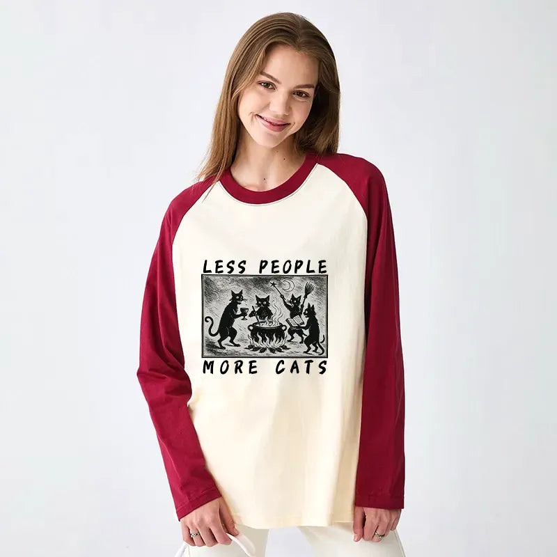 Vintage Japanese Cat Sacrifice Long Sleeve Tee