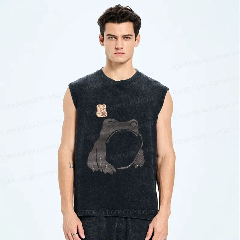 Comfortable Japanese Art Tank for Summer