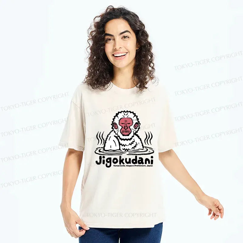 Vintage Japanese Monkey T-Shirt for Summer