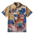 Traditional Japanese Cat Shirt for Daily Wear
