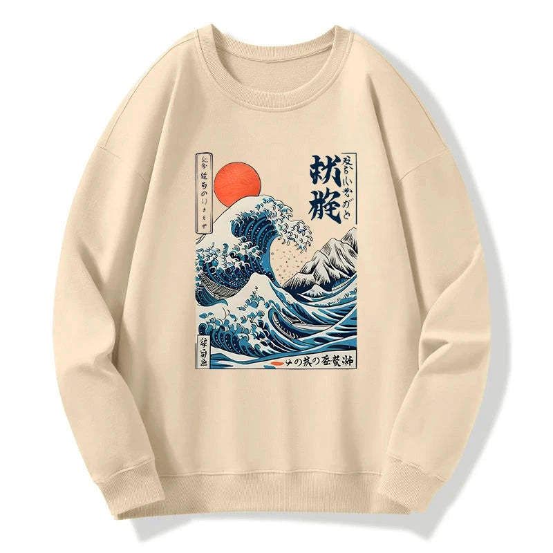 Ukiyo-e Japan Sweatshirt Best Seller