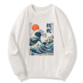 Kyoto-Lion Ukiyo-e Ocean Waves Japan Sweatshirt