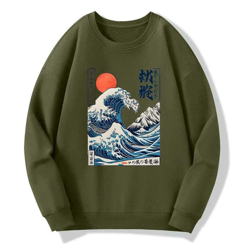 Ukiyo-e Japan Sweatshirt Best Seller