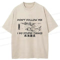 Don't Follow Me Japanese Streetwear T-Shirt