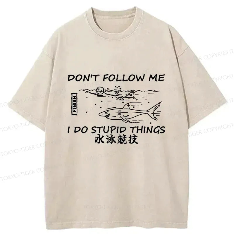 Don't Follow Me Japanese Streetwear T-Shirt
