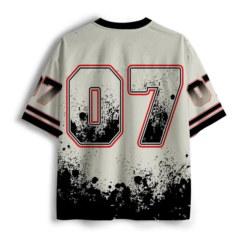 Kyoto-Lion Retro Cat Samurai Japanese Mesh Jersey