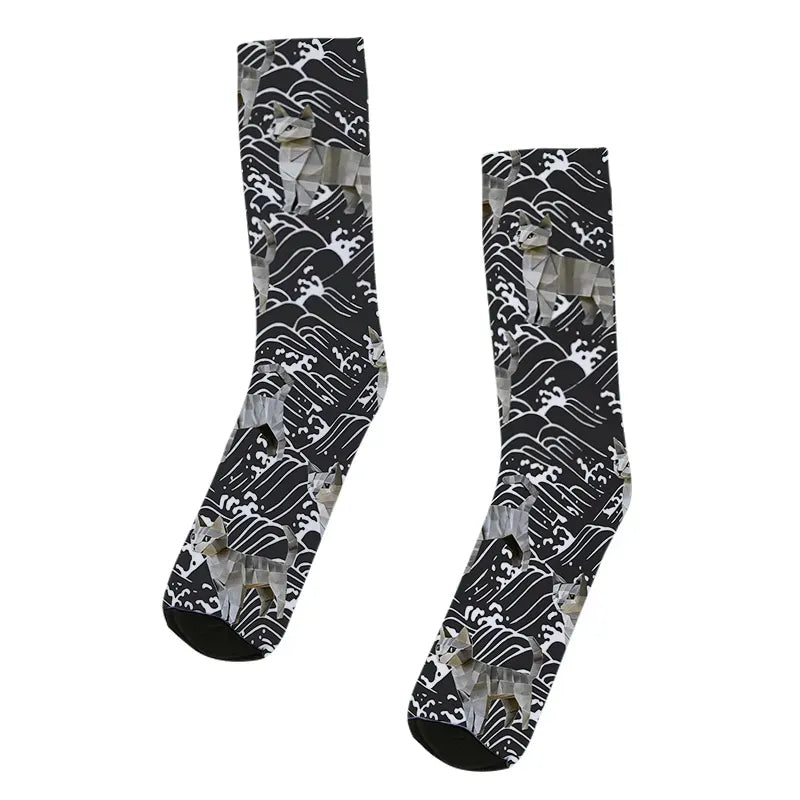 Great Wave Cat Socks Limited Edition
