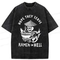 Kyoto-Lion Hell Ramen Washed T-Shirt