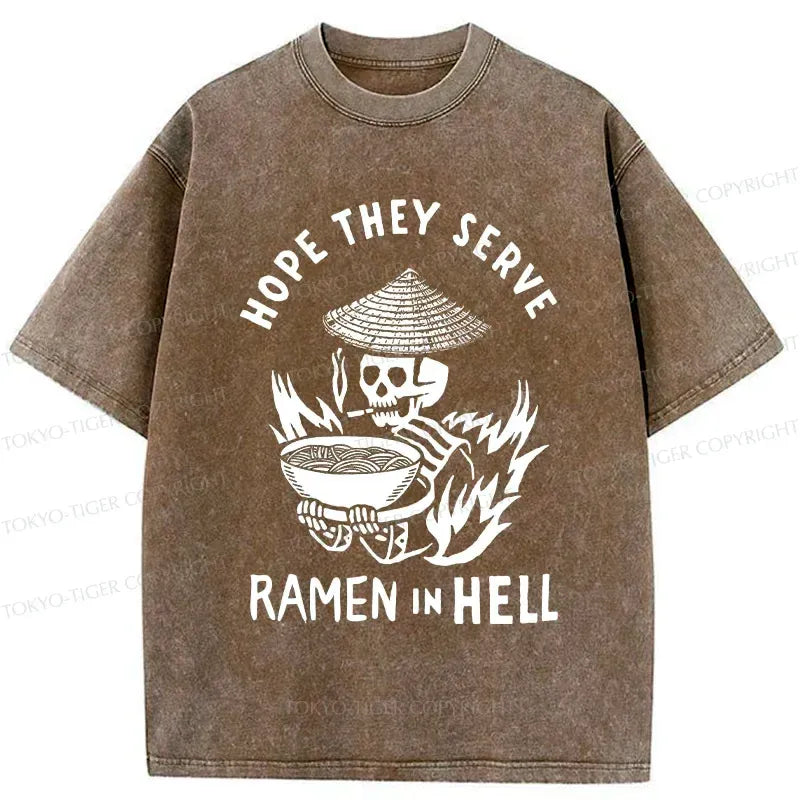 Kyoto-Lion Hell Ramen Washed T-Shirt