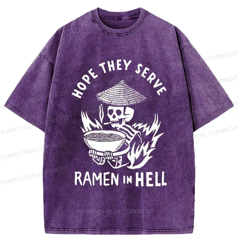 Kyoto-Lion Hell Ramen Washed T-Shirt
