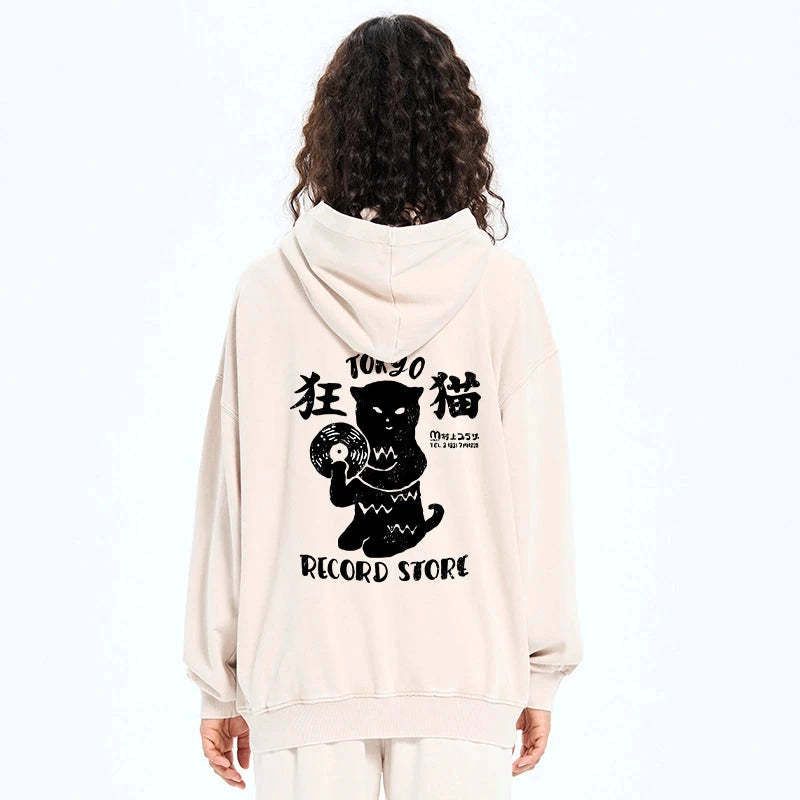 Japanese Cat Zip Hoodie Trending