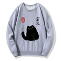 Kyoto Lion black civet cat sweatshirt unisex