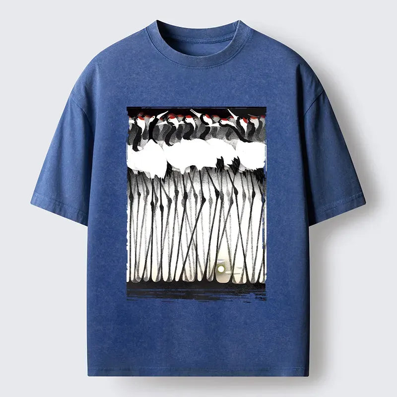 Vintage Ukiyo-e T-Shirt for Daily Wear