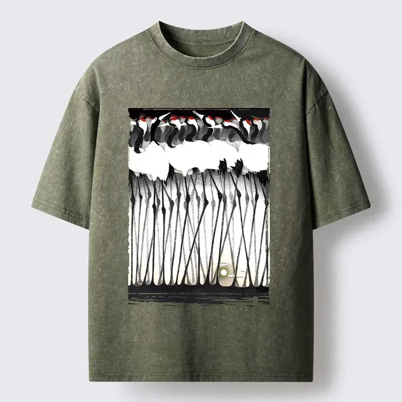 Vintage Ukiyo-e T-Shirt for Daily Wear