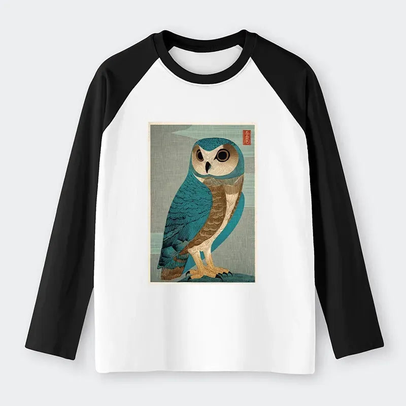 kyoto lion vintage owl shirt for daily wear