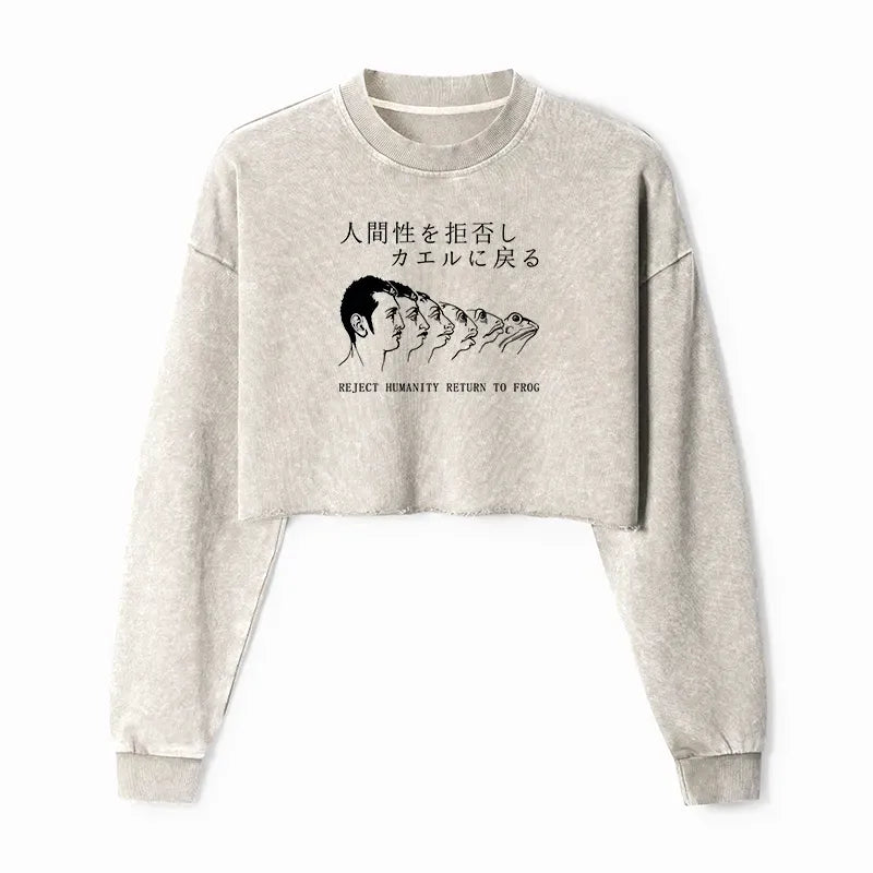 Cute Frog Sweatshirt for Women