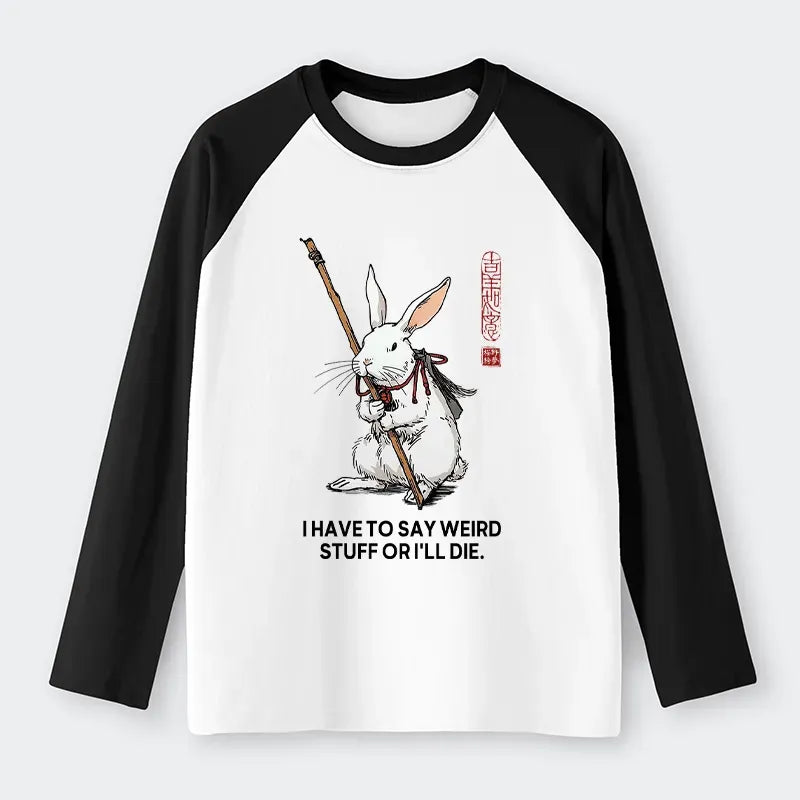 funny weird stuff rabbit shirt gift idea