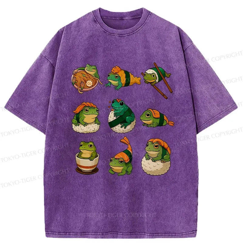 Kyoto Lion Frog T-Shirt for Streetwear