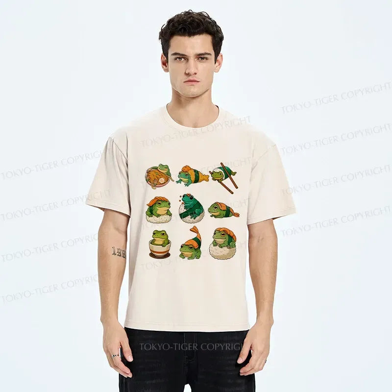 Kyoto Lion Frog T-Shirt for Streetwear