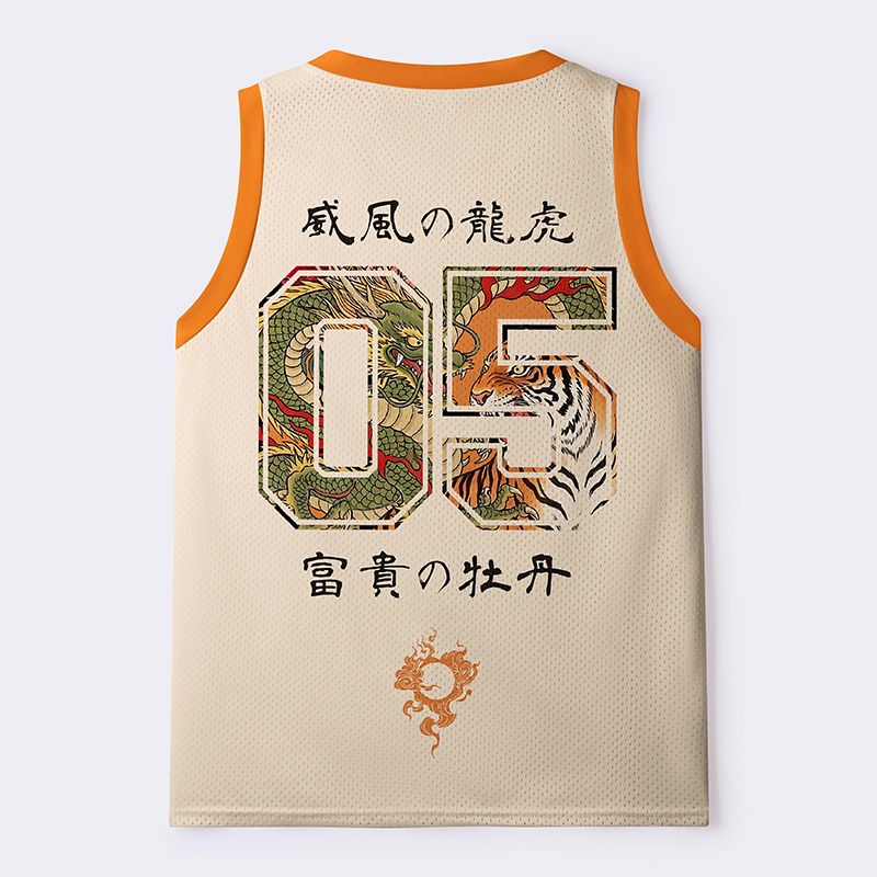 Peonies Dragon Mesh Tank Top Gift for Her