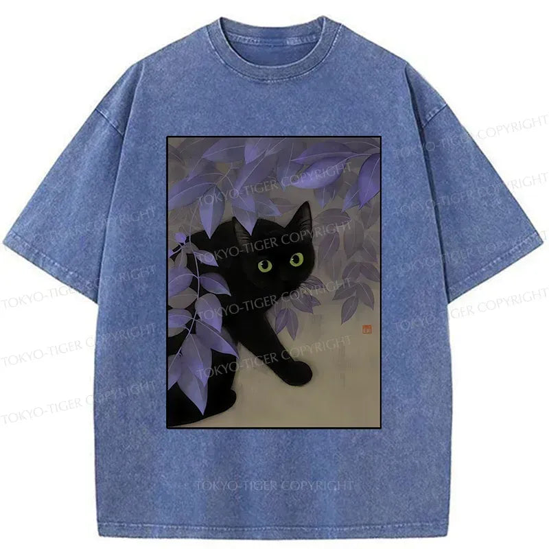 Japanese Cat T-Shirt for Daily Wear