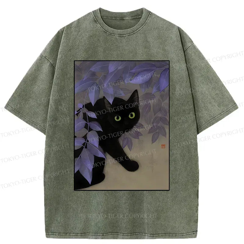 Japanese Cat T-Shirt for Daily Wear