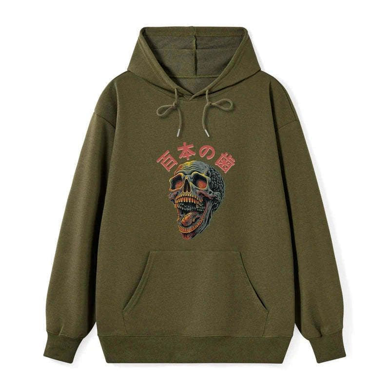 Japanese skull hoodie free shipping
