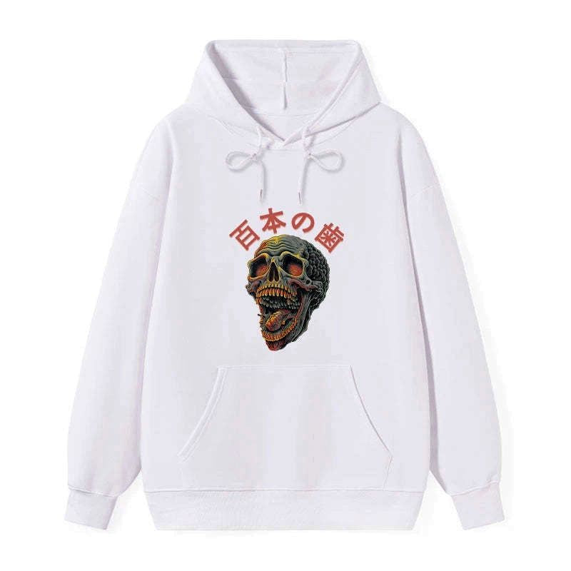 Japanese skull hoodie free shipping
