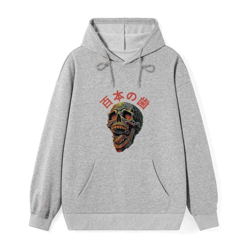 terrifying skull hoodie on sale