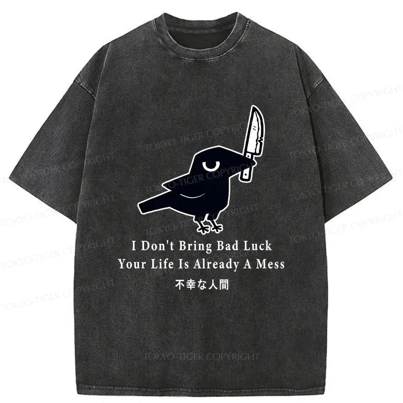 Japanese Washed T-Shirt for Daily Wear