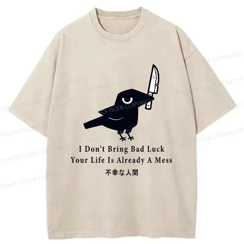 Japanese Washed T-Shirt for Daily Wear