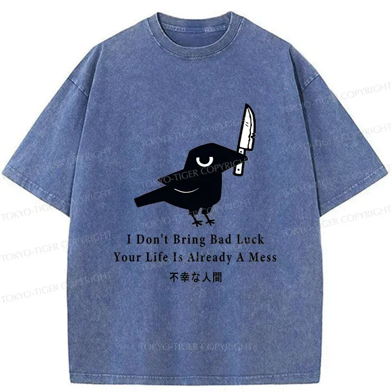 Japanese Washed T-Shirt for Daily Wear