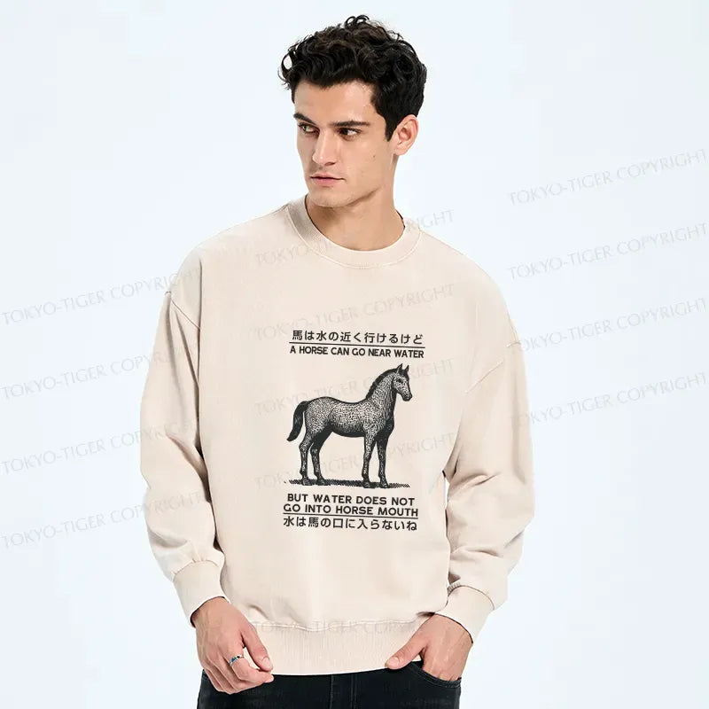 Funny horse saying sweatshirt gift idea