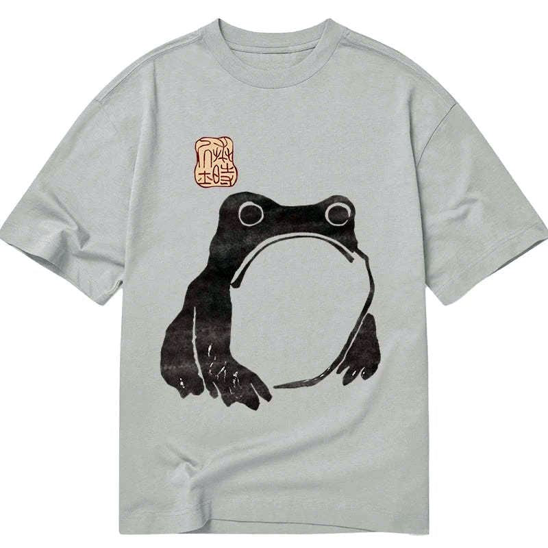 japanese woodblock print frog t-shirt