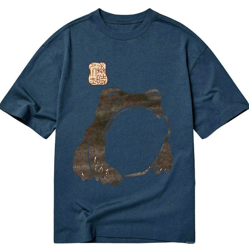 Kyoto-Lion Matsumoto Hoji woodblock print frog Classic T-Shirt