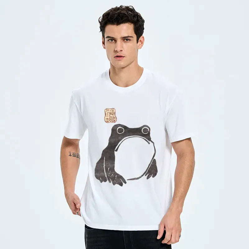 Kyoto-Lion Matsumoto Hoji woodblock print frog Classic T-Shirt
