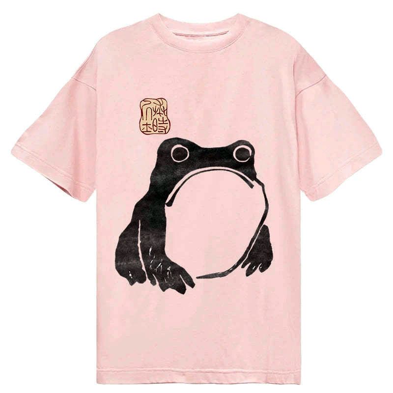 japanese woodblock print frog t-shirt
