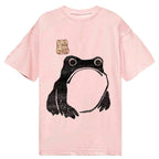 japanese woodblock print frog t-shirt