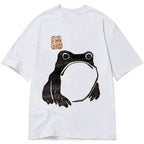 japanese woodblock print frog t-shirt