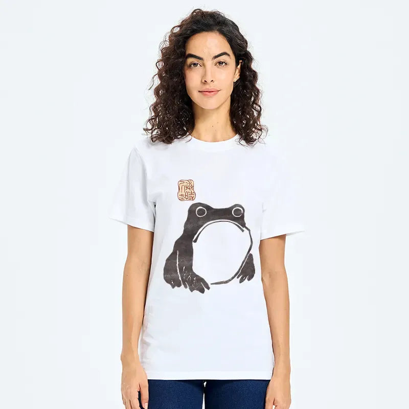 Kyoto-Lion Matsumoto Hoji woodblock print frog Classic T-Shirt