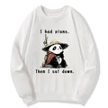 Kyoto-Lion The Maybe Later Panda Classic Sweatshirt