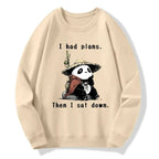 Maybe Later Panda Unisex Sweatshirt Trending